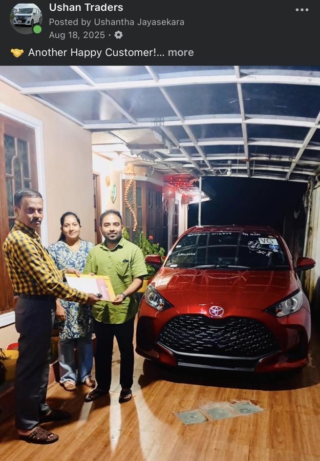 Ushan Traders completed vehicle handover